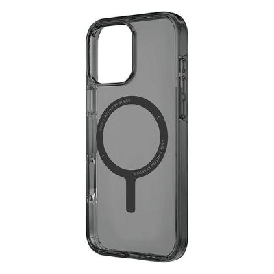 3. Etui UNIQ Clario Magclick Charging z MagSafe na iPhone 16 Pro -półprzezroczyste