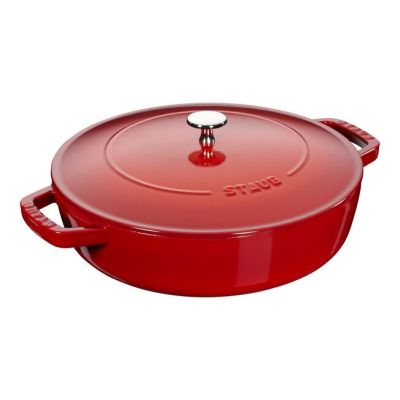 6. Głęboka patelnia z pokrywką STAUB 28 cm 40511-474-0