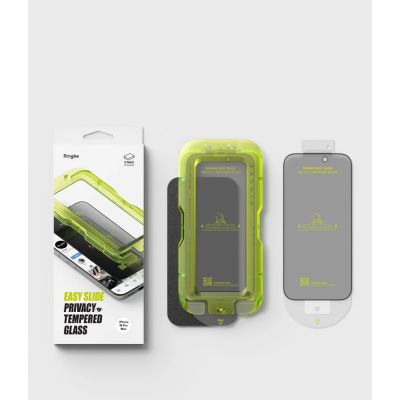 6. Szkło hartowane Ringke Easy Slide Privacy 2-Pack prywatyzujące na iPhone 18 Pro Max