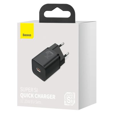 7. Baseus Super Si 1C szybka ładowarka USB Typ C 25W Power Delivery Quick Charge czarny (CCSP020101)