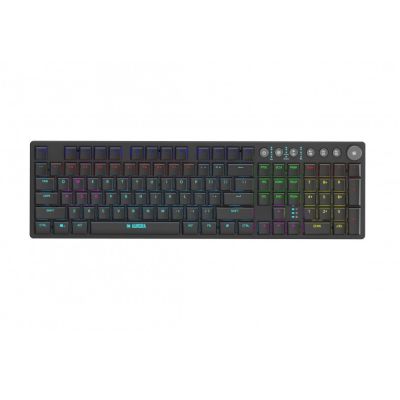 38. KLAWIATURA I-BOX AURORA K-6 RGB, MECHANICZNA, RED SWITCH, LOW PROFILE GAMING