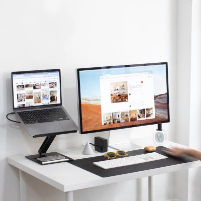 4. Podstawka pod laptop Native Union Home Laptop Stand - regulowana podstawka pod laptop (black)