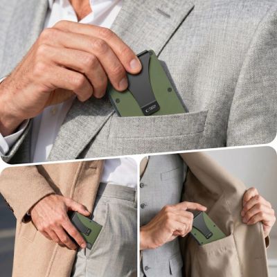 4. Portfel Tech-Protect Thorn RFID - zielony