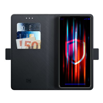 2. Etui z klapką 3mk Wallet Case na Realme 11 Pro+ - czarne