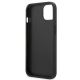 7. Etui Karl Lagerfeld Saffiano Plaque na iPhone 13 mini - srebrne