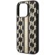 6. Etui Karl Lagerfeld Monogram Stripe na iPhone 14 Pro Max - brązowe