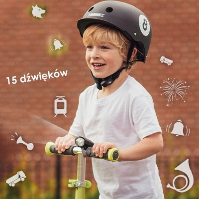 6. Lampka LED + klakson Globber Mini Buzzer 530-110 DE1