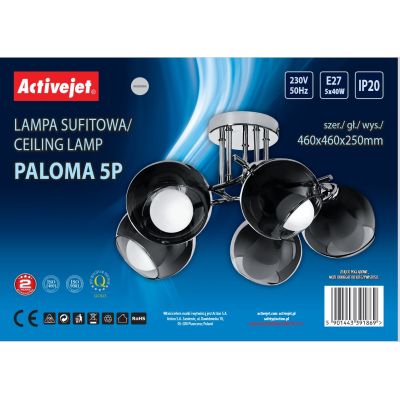 6. Lampa wisząca Activejet AJE-PALOMA 5P E27 5x40W