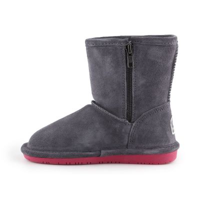 4. Buty zimowe BearPaw Emma Toddler Zipper Jr 608TZ-903 Charcoal Pomberry