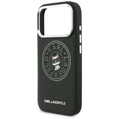 6. Etui Karl Lagerfeld Point & Choupette Sketch MagSafe na iPhone 18 Pro Max / 17 Pro Max - czarne