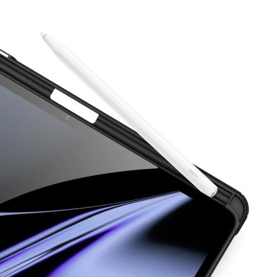 8. Dux Ducis Toby pancerne etui z klapką Smart Case do Oppo Pad z uchwytem na rysik czarny
