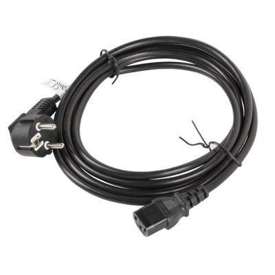 2. LANBERG KABEL ZASILAJĄCY VDE CEE 7/7 -> C13 3M
