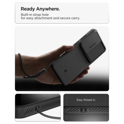9. Etui Spigen Optik Armor na Samsung Galaxy S26 Ultra - czarne