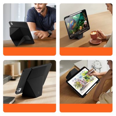 5. Etui Dux Ducis Vers na iPad Pro 13" (2024/2025) z podstawką i uchwytem na Apple Pencil - czarne