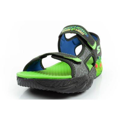 24. Sandały Skechers Jr 400614L/BKLM