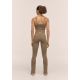 4. Spodnie damskie CASALL Seamless Rib Slit Pants kolor zielony