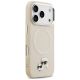 4. Etui Karl Lagerfeld Karl & Choupette Pins MagSafe do iPhone 17 Pro - beżowe