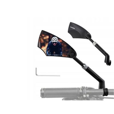 2. Rockbros lusterko rowerowe lewe 26210005001 czarne