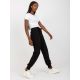 2. Czarne dresowe spodnie basic z kieszeniami   (B-005.11X)