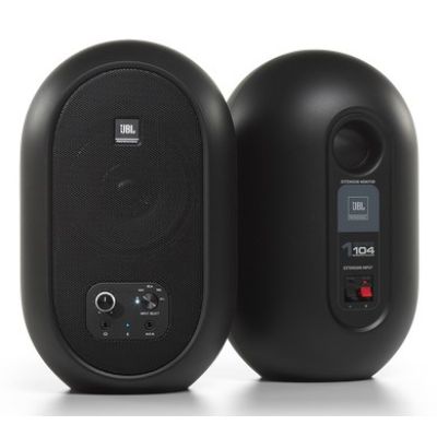 10. JBL 104 SET-BT BLACK - Koaksjalne monitory z Bluetooth