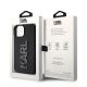 8. Etui Karl Lagerfeld 3D Rubber Glitter Logo na iPhone 15 - czarne