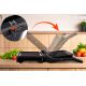 6. ELDOM GRILL KONTAKTOWY GK110 800W CZARNO-SREBRNY