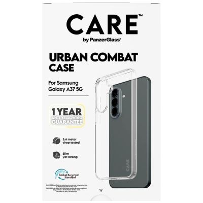 3. Etui CARE by PanzerGlass Flagship Urban Combat na Samsung Galaxy A37 - przezroczyste