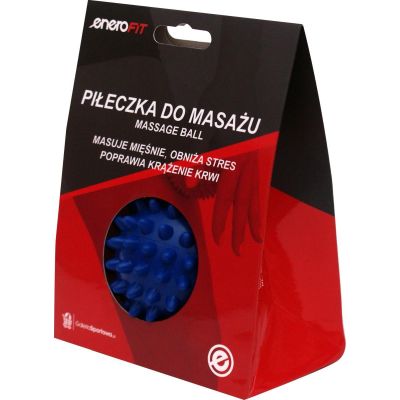 4. PIŁECZKA DO MASAŻU 7CM NIEBIESKA SOFT ENERO FIT