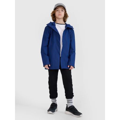 4. Kurtka przejściowa przeciwdeszczowa z gumową powłoką dziecięca 4F 4FJWSS25TJACU213-31S