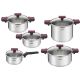 4. Zestaw garnków TEFAL Cook & Clip 10 elem. G723SA74