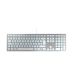 CHERRY KC 6000C FOR MAC klawiatura Uniwersalne USB QWERTZ Niemiecki Srebrny