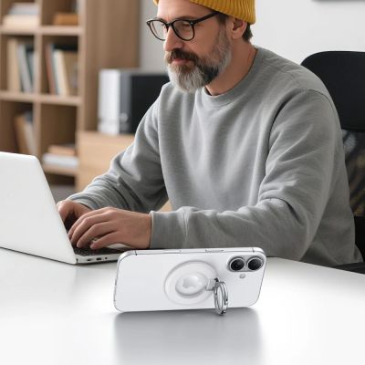 6. Uchwyt Tech-Protect MMR500 MagSafe na telefon - biały