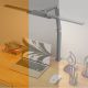 6. Lampka biurkowa Wozinsky WLM-800 nad monitor z pilotem - czarna
