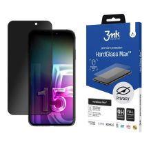 Szkło 9H prywatyzujące 3mk HardGlass Max Privacy™ na iPhone 15 Plus