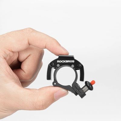 3. Dzwonek rowerowy Rockbros 34210006001 kształt C - czarny 