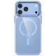 3. Etui Tech-Protect Magmat Magsafe CC na iPhone 17 Pro Max / 18 Pro Max - przezroczysto-jasnoniebiekie