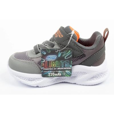 3. Skechers buty sportowe dziecięce chłopięce S Lights lekkie wygodne LED