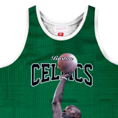 3. Koszulka Tank Top Mitchell & Ness NBA Boston Celtics Kevin Garnett zielona - MSTKSC19048