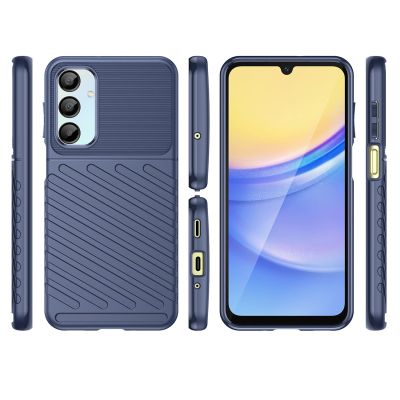 3. Etui Thunder Case na Samsung Galaxy A26 silikonowy pancerny pokrowiec - niebieskie