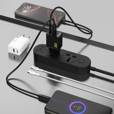 3. Ładowarka sieciowa Dudao A27TEU PD 30W GaN USB-A USB-C - czarna