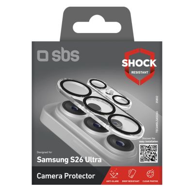2. Szkło ochronne SBS na tylną kamerę do Samsung Galaxy S26 Ultra - z czarną ramką