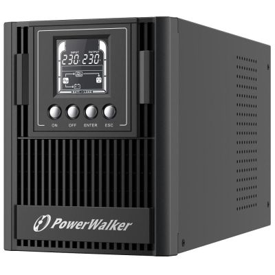 4. UPS Bluewalker PowerWalker VFI 1000 AT - RS-232, USB - Złącza wyjściowe: 3 (10122180)