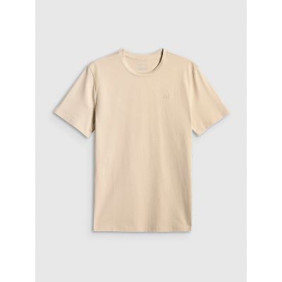 3. T-shirt regular gładki męski 4F 4FRSS26TTSHM4261-83S