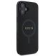 4. Etui Guess Saffiano Classic Logo MagSafe na iPhone 16 Plus - czarne