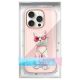 9. Etui Nimmy Glasses Cool Cat na iPhone 16 Pro - różowe