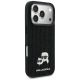 4. Etui Karl Lagerfeld Rhinestones Karl&Choupette Pin na iPhone 17 Pro - czarne