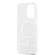7. Etui DKNY IML Checkered Mono Pattern & Printed Stripes MagSafe na iPhone 15 Pro - czarne