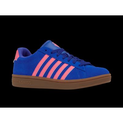 2. Sneakersy K-swiss COURT TIEBRK II SDE DAZZLING BLUE/PINK LEMONADE/GUM-M (99492-480-M)