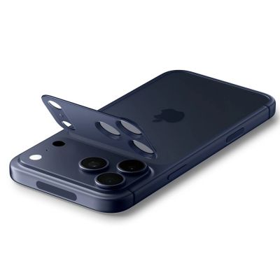 4. Szkło na obiektyw Spigen Optik Pro XL na iPhone 17 Pro - granatowe