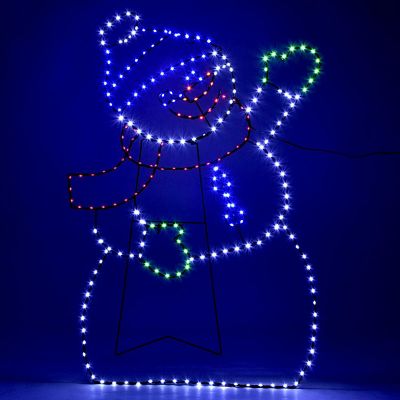 3. FIGURKA DEKORACYJNA BAŁWAN 275LED 79CM IP44